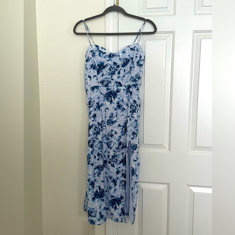 Abercrombie High-Slit Midi Dress